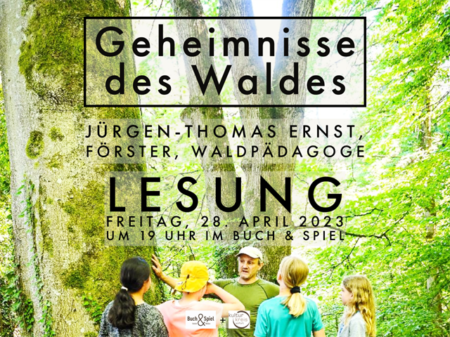 Geheimisse des Waldes Lesung mit Waldpädagoge Jürgen-Thomas Ernst